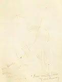 Joan Miro Spanish, For Pierre Reverdy, 1953, ink on paper - embossed 'DAT et Cie Annecy'