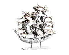 John Behan, Atlantic Famine Ship, 2020, unique bronze