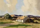 Connemara Cottage by Maurice Canning Wilks, oil on board, sold Oct 2023