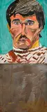 Brian Maguire, Prisoner Fox, Portlaoise Prison - Prejudicial Portrait Series