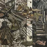 Patrick Swift, The Cemetery, oil on canvas laid on board