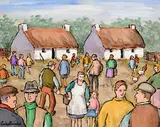 Gladys Maccabe, Killarney Village, oil on board