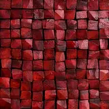 Patrick O'Reilly, Red Blocks, mixed media