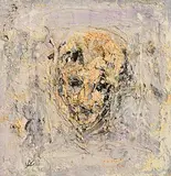 Head by John Kingerlee, 2018, oil on board, sold Oct 2023