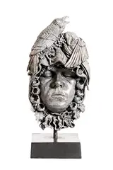 The December Mask by Rory Breslin, bronze - numbered 1 from an edition of 3, offered Oct 2023