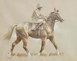 Peter Curling, Coming Back In, watercolour on paper