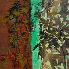 David Crone, Green Spaces, 2006, oil on canvas
