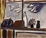 Tony O'Malley, Still Life at Window