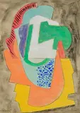 Mainie Jellett, Cubist Composition, gouache and watercolour on paper