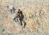 Figure in Landscape by John Kingerlee, oil on board, sold Sep 2023