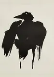 Tain, Morrigan in Bird Shape by Louis le Brocquy, 1969, lithograph - number 46 from an edition of 70, sold Sep 2023