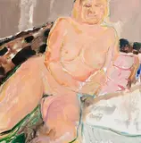 Barrie Cooke, Big Nude II, 2005, oil on canvas