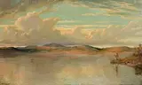 Anthony Carey Stannus, Landing a Fish, 1891, oil on canvas