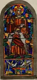 Evie Hone, Study for a Stained Glass Window, gouache on paper
