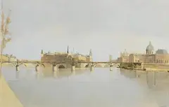 Martin Mooney, Pont des Arts, 1993, oil on paper