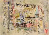 The Young King (2015-'18) by John Kingerlee, oil and collage on card, sold Sep 2023