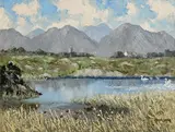 Mabel Young, Lake and Mountains