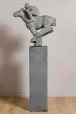 Michael Quane, Horse and Rider III, 2003, limestone on limestone base