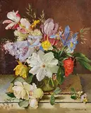 Geraldine M. O'Brien, Still Life, Vase of Flowers, 1956, oil on canvas