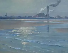 David Hone, Dublin Bay, oil on canvas