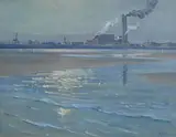 David Hone, Dublin Bay, oil on canvas