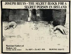 Joseph Beuys German, The Secret Block for a Secret Person in Ireland, lithograph