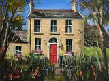 Carlisle Ave., Donnybrook by Gerard Byrne, oil on canvas, sold Sep 2023