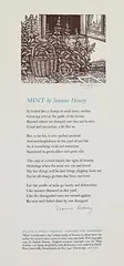 Seamus Heaney, Mint, woodcut - number 46 from an edition of 100
