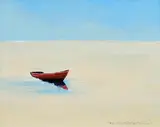 Paul Christopher Flynn, Low Tide, oil on board