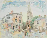 Ross Eccles, St. Peter's Church, Drogheda, watercolour on paper