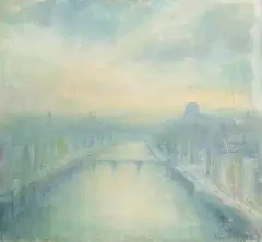 Peter Pearson, Liffey, 1993, oil on canvas