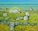 Arthur Armstrong, Green Light, oil on board
