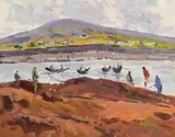 Henry Healy, Launching the Currachs