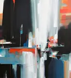 Ger Sweeney, Nightfall, acrylic on canvas
