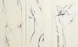 Mary Fitzgerald, Treble, 1991, oil on canvas - triptych