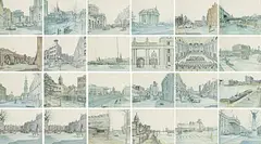 James Horan Irish, Scenes of Dublin, collection of 24 prints - numbered 24 from an edition of 100