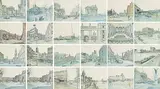 James Horan Irish, Scenes of Dublin, collection of 24 prints - numbered 24 from an edition of 100
