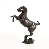 Selma McCormick, Rearing Horse, 1996, bronze