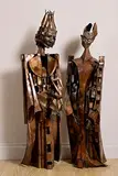 Laurent Mellet, Ritual Union, 1997, copper and bronze
