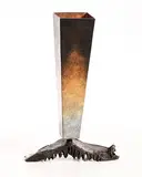 20th Century Contemporary School, Vaso Pendente, bronze on copper base