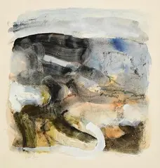 Tim Goulding, Night Drive, 1986, gouache on paper