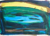 Seán McSweeney, Evening Bogland, 1989, lithograph - number 16 from an edition of 16