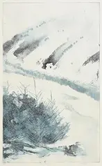 McLoughlin, Cold Wet Ground, lithograph - number 5 from an edition of 20