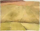 Lorraine Wall, Landscape, 1985, pastel on paper