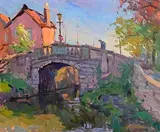 Sunny Apinchapong-Yang, Huband Bridge, Dublin, 1988, oil on board