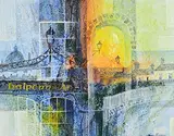 Henry Blackmore, Bloomsday, acrylic on board