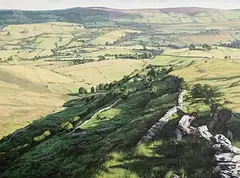 F. Lyons, Fixing the Boundary, 1985, oil on canvas