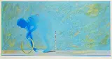 Terence Gravett, Hoop and Pole, screenprint - number 16 from an edition of 20