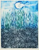 Cappy Thompson, Bird of Peace, etching - number 3 from an edition of 5