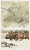 McLoughlin, Rust Trees under Gathering Clouds, etching - number 2 from an edition of 20